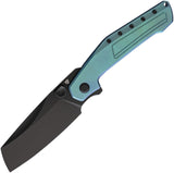 Tuya Knife Digger Framelock Green Titanium Folding S90V Pocket Knife BPVDBHGR