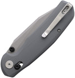 TRIVISA Hornet Axis Lock Gray G10 Folding 14C28N Sandvik Pocket Knife JM01GG14