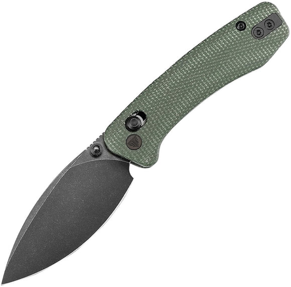 TRIVISA Koala Crossbar Lock Green Micarta Folding Bohler N690 Pocket Knife M02GMN