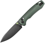 TRIVISA Dragonfly-GM Axis Lock Green Micarta Folding 14C28N Pocket Knife M03GM14