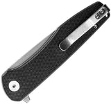 TRIVISA Hummingbird-BG Linerlock Black G10 Folding 14C28N Pocket Knife JM07BG14