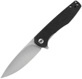 TRIVISA Hummingbird-BG Linerlock Black G10 Folding 14C28N Pocket Knife JM07BG14