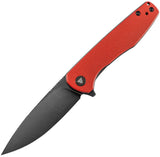 TRIVISA Hummingbird-RG Linerlock Red G10 Folding 14C28N Pocket Knife M07RG14