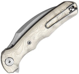 TRIVISA Lacerta-AL Linerlock Aluminum Foil G10 Folding 14C28N Pocket Knife Y19AL14