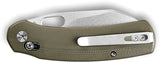TRIVISA Lamb Crossbar Lock OD Green G10 Folding N690 Pocket Knife TY26GN