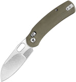 TRIVISA Lamb Crossbar Lock OD Green G10 Folding N690 Pocket Knife TY26GN