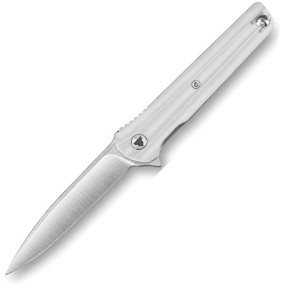 TRIVISA Seagull Linerlock White G10 Folding 14C28N Pocket Knife Y28WG14