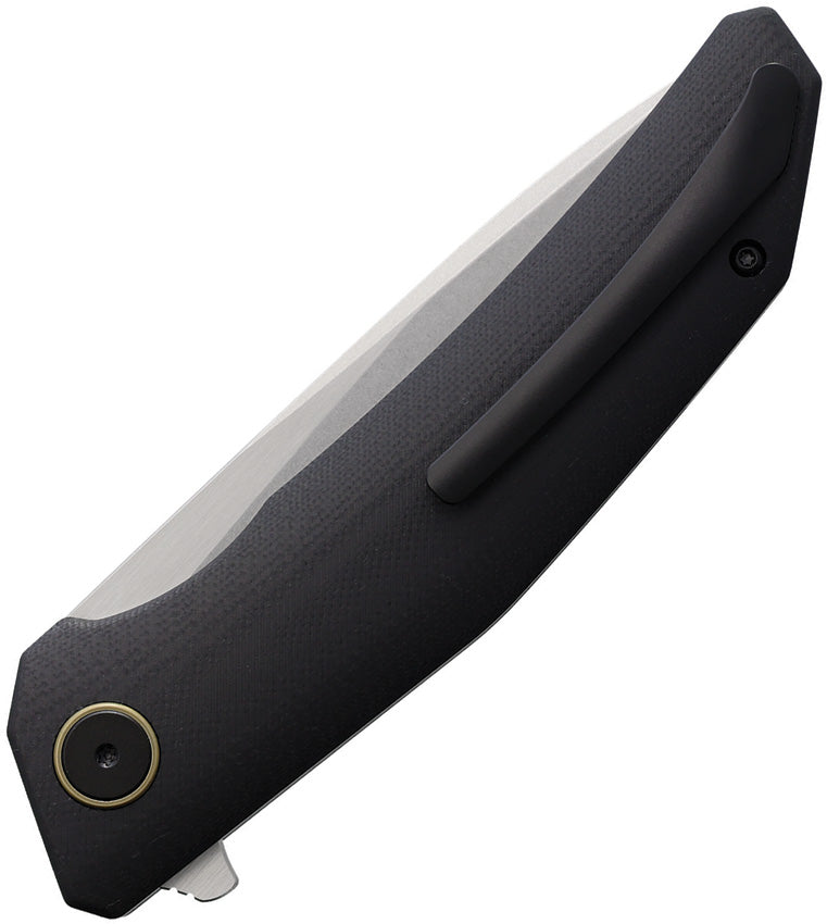 TRIVISA Phoenix-BG Linerlock Black Folding Knife | Precision