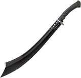 United Cutlery 34" Honshu War Black Handle Fixed Carbon Steel Blade Sword 3123
