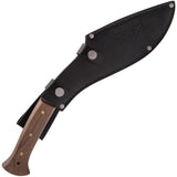 United Cutlery Bushmaster Backcountry Wood Carbon Steel Fixed Blade Kukri 3496