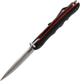 Uwharrie Alpha 6 Linerlock Black G10 Folding 440C Stainless Drop Pt Pocket Knife A6BLBU