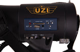 Uzi Black ABS Megaphone with Siren MPPRO