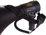 Uzi Black ABS Megaphone with Siren MPPRO