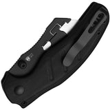Kizer Cutlery Sheepdog C01C Utility 2 Button Lock Black G10 Folding 5Cr15MoV Knife 348829JNA3