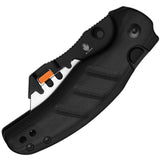Kizer Cutlery Sheepdog C01C Utility 2 Button Lock Black G10 Folding 5Cr15MoV Knife 348829JNA3