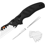 Kizer Cutlery Sheepdog C01C Utility 2 Button Lock Black G10 Folding 5Cr15MoV Knife 348829JNA3