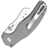 Kizer Cutlery Sheepdog C01C Utility 1 Button Lock Gray G10 Folding 5Cr15MoV Knife 348829JSA1