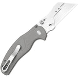 Kizer Cutlery Sheepdog C01C Utility 1 Button Lock Gray G10 Folding 5Cr15MoV Knife 348829JSA1