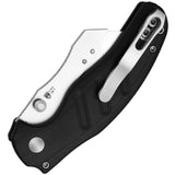 Kizer Cutlery Sheepdog C01C Utility 1 Button Lock Black G10 Folding 5Cr15MoV Knife 348829JSA3