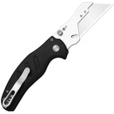 Kizer Cutlery Sheepdog C01C Utility 1 Button Lock Black G10 Folding 5Cr15MoV Knife 348829JSA3