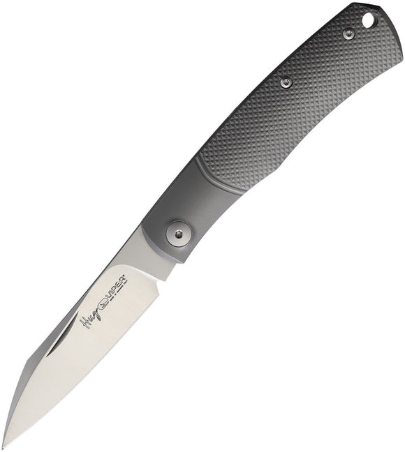 Viper Hug Geometric Titanium Slipjoint M390 Folding Knife 5990tig