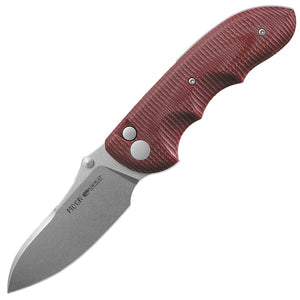 Viper Moon Button Lock Red G10 Folding CPM-MagnaCut Pocket Knife 6010GR