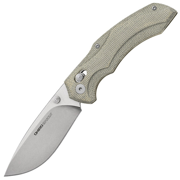 Viper Oniro Crossbar Lock Green Canvas Micarta Folding MagnaCut Pocket Knife 6012CG