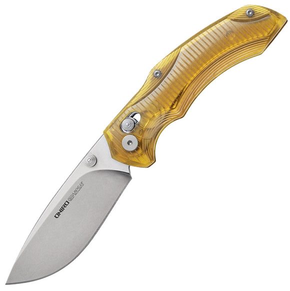 Viper Oniro Crossbar Lock Yellow Ultem Folding MagnaCut Pocket Knife 6012UT