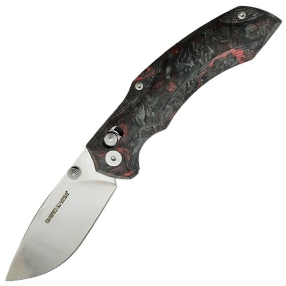 Viper Oniro Crossbar Lock Dark Matter Red Carbon Fiber Folding MagnaCut Knife 6014FCR