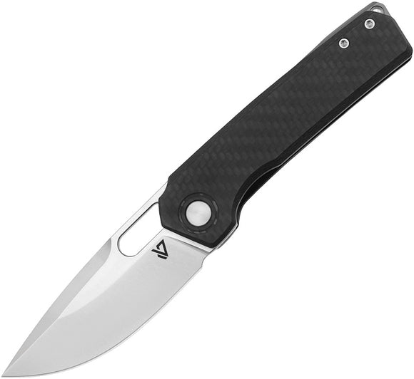 Vanguard Breaker Linerlock Carbon Fiber Folding S35VN Drop Pt Pocket Knife G029