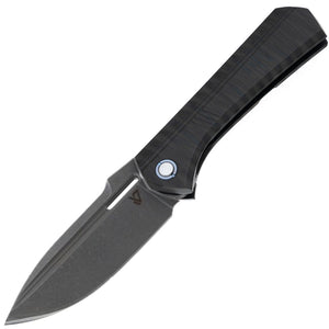 Vanguard Continuum Framelock Flamed Titanium Folding Bohler M390 Knife CONTFLAM