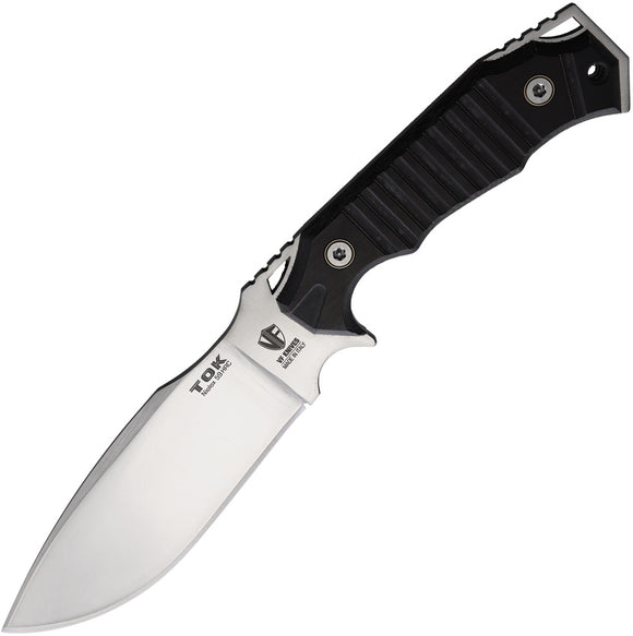 VF Knives TOK Black Micarta Niolox Steel Fixed Blade Knife 0990102