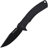 V NIVES Black Rambo Shorty Linerlock Black FRN Folding 420HC Pocket Knife 33FPBBK