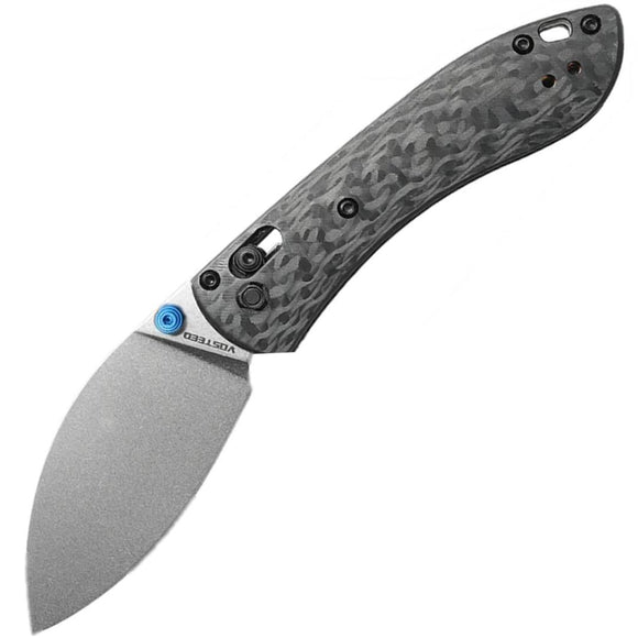 Vosteed Mini Nightshade Crossbar Lock Carbon Fiber Folding S35VN Knife 10203