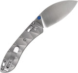 Vosteed Mini Nightshade Crossbar Lock Gray Titanium Folding S35VN Pocket Knife A0217