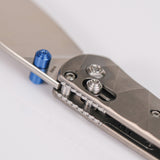 Vosteed Mini Nightshade Crossbar Lock Gray Titanium Folding S35VN Pocket Knife A0217