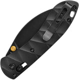 Vosteed Mini Nightshade Crossbar Lock Black Titanium Folding S35VN Pocket Knife A0218