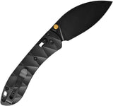Vosteed Mini Nightshade Crossbar Lock Black Titanium Folding S35VN Pocket Knife A0218