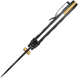 Vosteed Mini Nightshade Crossbar Lock Black Titanium Folding S35VN Pocket Knife A0218
