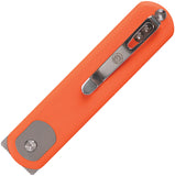 Vosteed Corgi Trek Lock Orange G10 Folding 14C28N Drop Pt Pocket Knife A0731