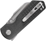 Vosteed Hedgehog Top Linerlock Black Micarta Folding S35VN Pocket Knife A1303