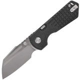 Vosteed Hedgehog Top Linerlock Black Micarta Folding S35VN Pocket Knife A1303