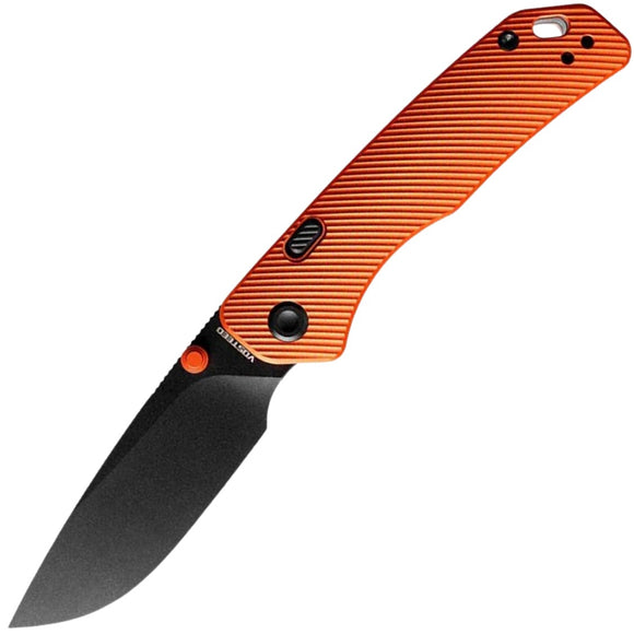 Vosteed Marten Top Linerlock Orange Aluminum Folding Black 154CM Pocket Knife A1606