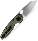 Vosteed Ankylo Vanchor Lock Green Textured Aluminum Folding Elmax Pocket Knife A1918