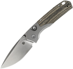 Vosteed Psyop 299 Top Linerlock Green Micarta & Titanium Folding S35VN Pocket Knife A2218