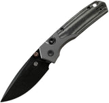 Vosteed Psyop 299 Top Linerlock Black Micarta & Titanium Folding S35VN Pocket Knife A2219