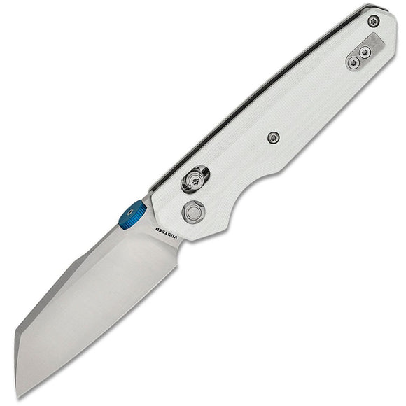 Vosteed Talarurus Crossbar Lock White G10 Folding 14C28N Pocket Knife A2701