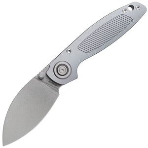 Vosteed Shilin Cutter Vanchor Lock Gray Aluminum Folding Elmax Pocket Knife A2805