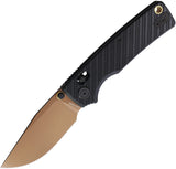 Vosteed Porcupine ModSwap Crossbar Lock Black G10 Folding Copper Dune 154CM Knife A3101