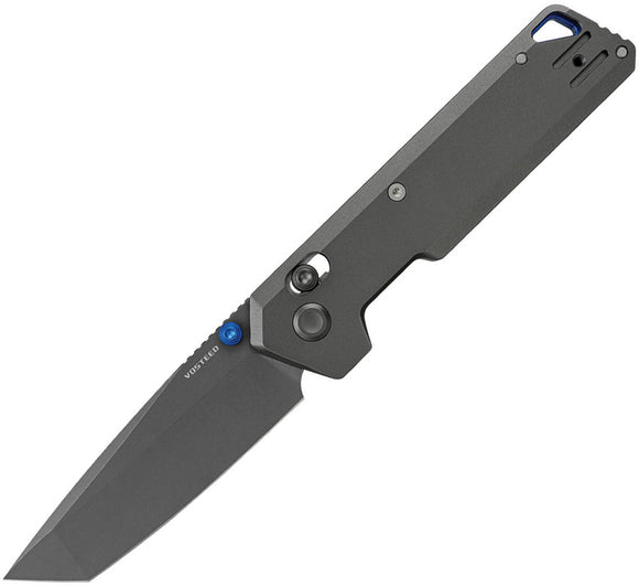 Vosteed Parallel Crossbar Lock Dim Gray Titanium Folding 154CM Tanto Pocket Knife A3510